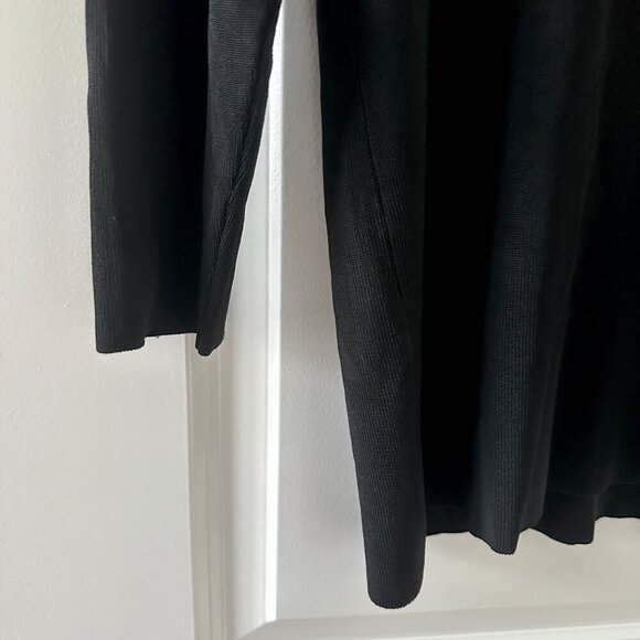 Vintage Sweaterworks Black Ribbed Sequin Cocktail Drinks Top Women's Size Large - Picture 7 of 14